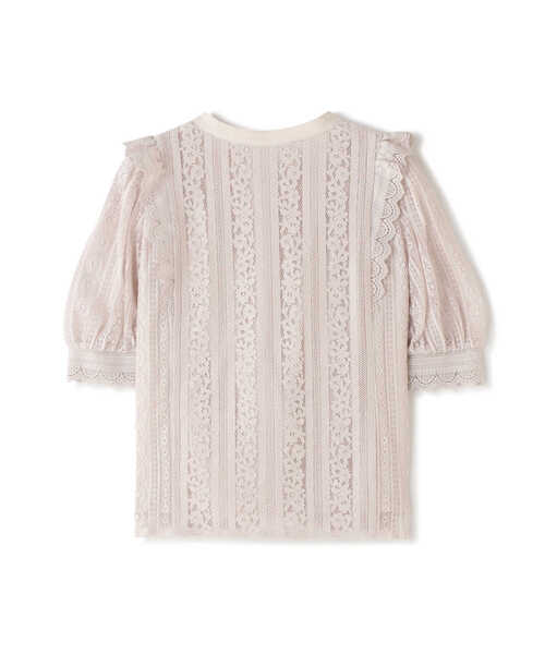 PROPORTION BODY DRESSING(プロポーションボディドレッシング)の「ストライプレースBLⅡ / 1212110902(シャツ/ブラウス・レディース・ダークグレー/オフホワイト/パープル/グリーン/ブラック・SMALL/MEDIUM)」の22枚目の写真