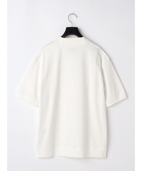 Perfect Suit FActory（パーフェクトスーツファクトリー）の「インナーメッシュ付き　ジャケットインTシャツ　オフホワイト/ブラック/グレー（Tシャツ/カットソー・メンズ・ブラック/オフホワイト/ライトグレー・M/L/LL）」の12枚目の写真