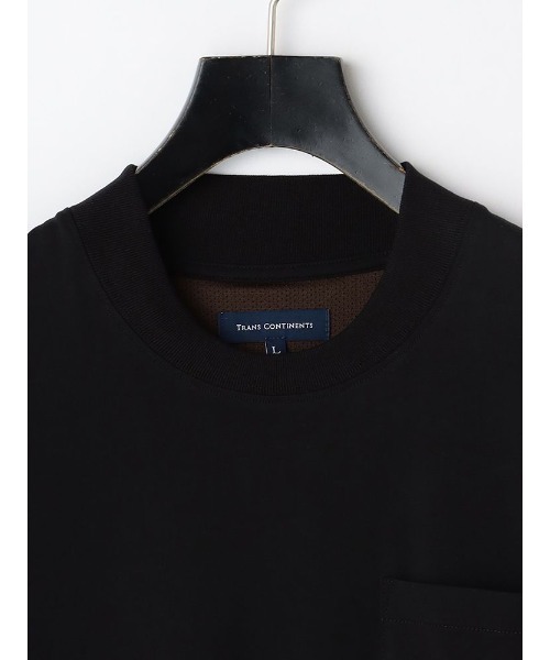 Perfect Suit FActory（パーフェクトスーツファクトリー）の「インナーメッシュ付き　ジャケットインTシャツ　オフホワイト/ブラック/グレー（Tシャツ/カットソー・メンズ・ブラック/オフホワイト/ライトグレー・M/L/LL）」の20枚目の写真