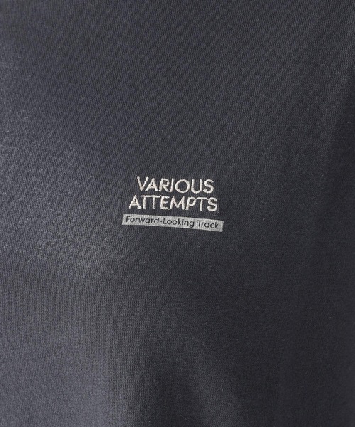 niko and...（ニコアンド）の「ロゴプリントリンガーフレアワンピース（ワンピース・レディース・ネイビー/ライトベージュ/チャコール・MEDIUM/LARGE）」の8枚目の写真