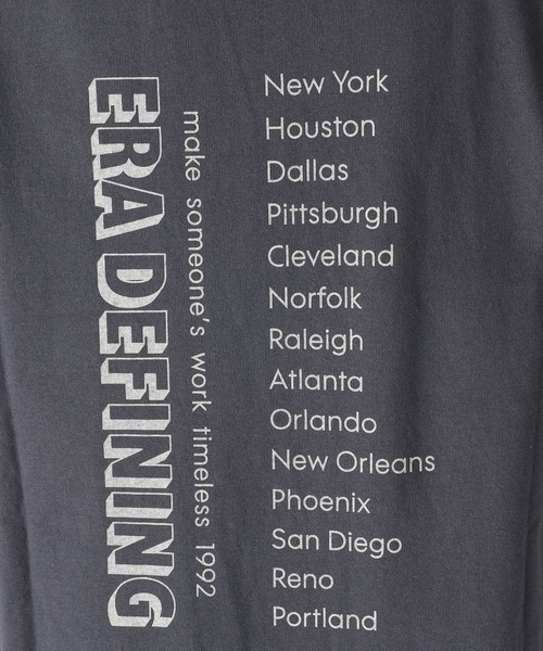 niko and...（ニコアンド）の「ロゴプリントリンガーフレアワンピース（ワンピース・レディース・ネイビー/ライトベージュ/チャコール・MEDIUM/LARGE）」の6枚目の写真