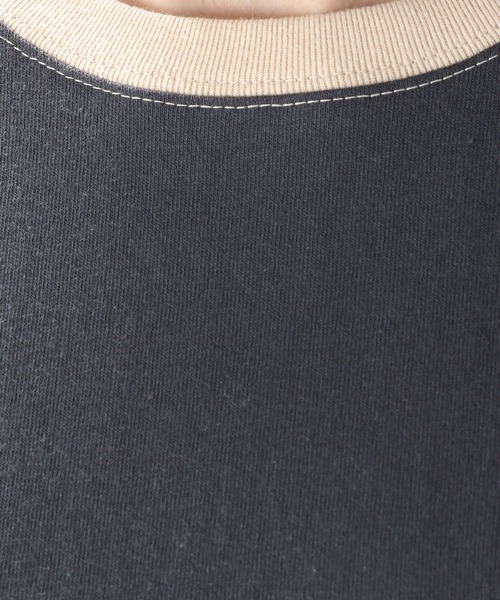 niko and...（ニコアンド）の「ロゴプリントリンガーフレアワンピース（ワンピース・レディース・ネイビー/ライトベージュ/チャコール・MEDIUM/LARGE）」の12枚目の写真