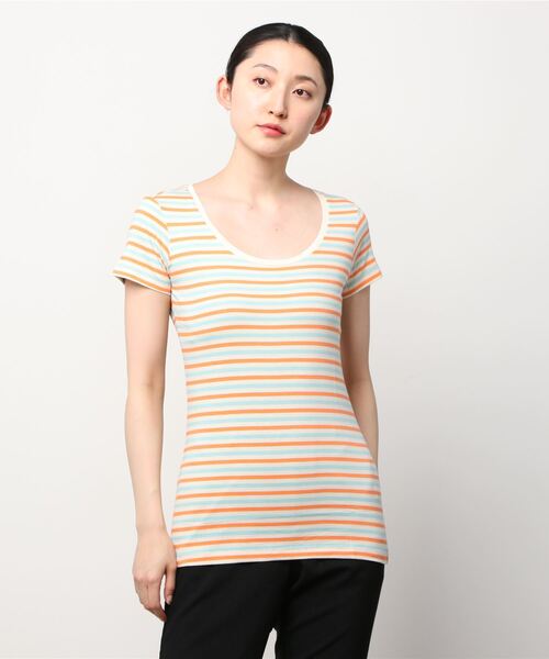 PACT(パクト)の「PACT WOMEN'S SCOOP NECK TEE レディース オーガニックコットン(Tシャツ/カットソー・レディース・カラフル・XS/S)」の1枚目の写真