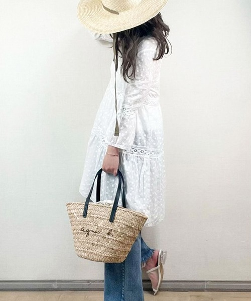 EPICKS(エピックス)の「エスニックカラーレースワンピース(ワンピース・レディース・ホワイト/パープル/サックスブルー/イエロー・S/M)」の11枚目の写真