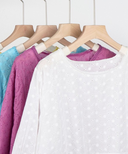 EPICKS(エピックス)の「エスニックカラーレースワンピース(ワンピース・レディース・ホワイト/パープル/サックスブルー/イエロー・S/M)」の18枚目の写真