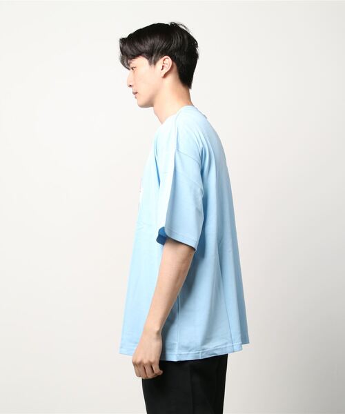 SUPPLIER（サプライヤー）の「A'GEM/9 × .kom『SUPPLIER/サプライヤー』SMOKE TEE/スモークラインストーンデザイン 半袖Tシャツ（Tシャツ/カットソー・メンズ・ピンク/ブルー/ブラック・L/M）」の7枚目の写真