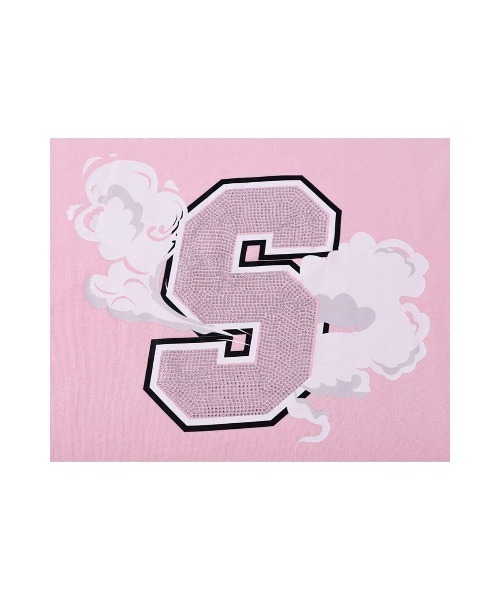 SUPPLIER（サプライヤー）の「A'GEM/9 × .kom『SUPPLIER/サプライヤー』SMOKE TEE/スモークラインストーンデザイン 半袖Tシャツ（Tシャツ/カットソー・メンズ・ピンク/ブルー/ブラック・L/M）」の14枚目の写真