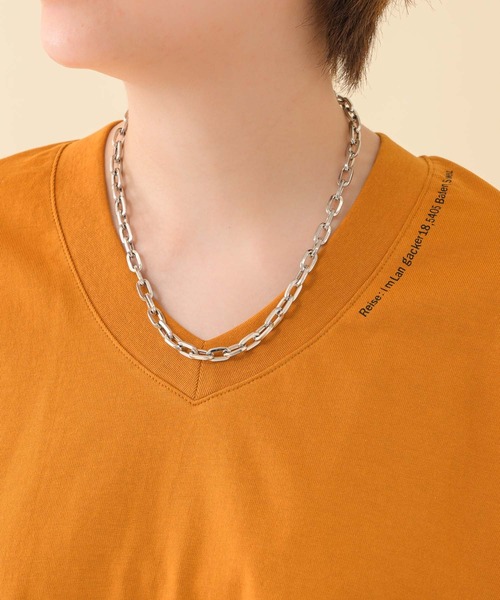 Paradise Picnic（パラダイスピクニック）の「Lallia Mu バックグラフィックオーバーT（Tシャツ/カットソー・レディース・ホワイト/オレンジ/グリーン・FREE）」の19枚目の写真