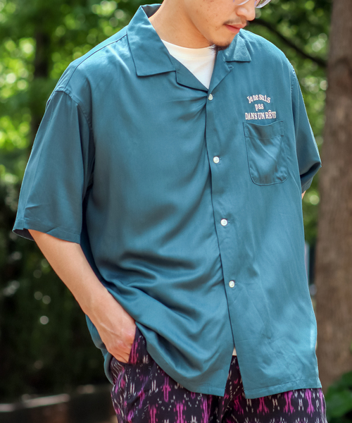 B.C STOCK(ベーセーストック)の「hyo-hyo SOUVENIR シャツ(シャツ/ブラウス・メンズ・カーキ/グリーン/アイボリー・MEDIUM/LARGE/X-LARGE)」の12枚目の写真