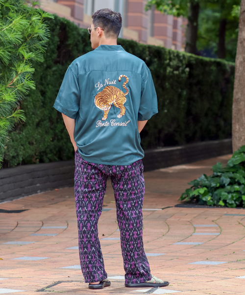 B.C STOCK(ベーセーストック)の「hyo-hyo SOUVENIR シャツ(シャツ/ブラウス・メンズ・カーキ/グリーン/アイボリー・MEDIUM/LARGE/X-LARGE)」の10枚目の写真