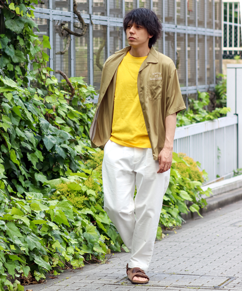 B.C STOCK(ベーセーストック)の「hyo-hyo SOUVENIR シャツ(シャツ/ブラウス・メンズ・カーキ/グリーン/アイボリー・MEDIUM/LARGE/X-LARGE)」の7枚目の写真