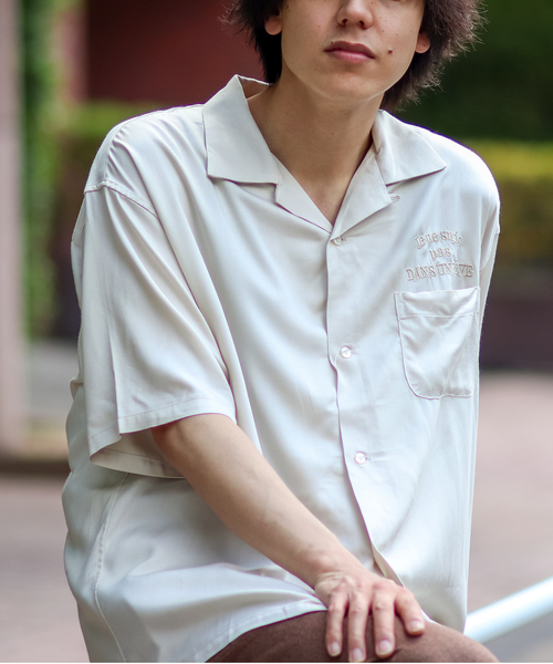 B.C STOCK(ベーセーストック)の「hyo-hyo SOUVENIR シャツ(シャツ/ブラウス・メンズ・カーキ/グリーン/アイボリー・MEDIUM/LARGE/X-LARGE)」の5枚目の写真