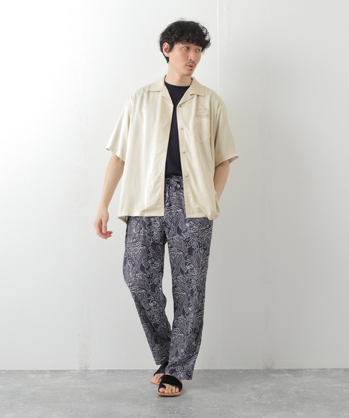 B.C STOCK(ベーセーストック)の「hyo-hyo SOUVENIR シャツ(シャツ/ブラウス・メンズ・カーキ/グリーン/アイボリー・MEDIUM/LARGE/X-LARGE)」の15枚目の写真
