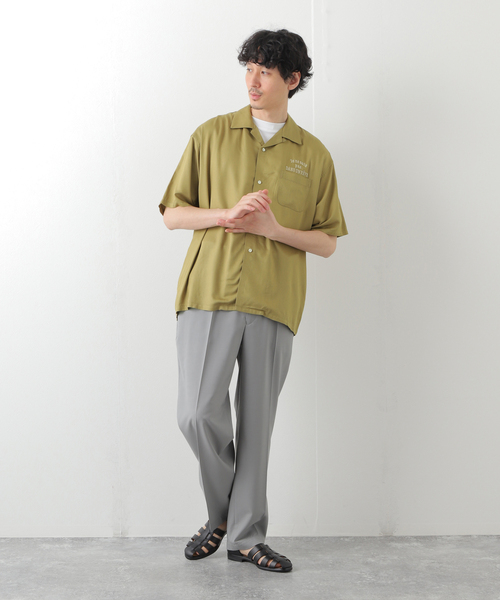 B.C STOCK(ベーセーストック)の「hyo-hyo SOUVENIR シャツ(シャツ/ブラウス・メンズ・カーキ/グリーン/アイボリー・MEDIUM/LARGE/X-LARGE)」の17枚目の写真