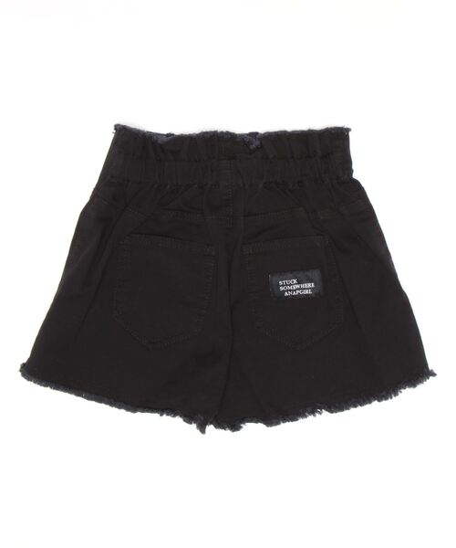 ANAP GiRL(アナップガール)の「スピンドルデザインショートパンツ(デニムパンツ・キッズ・ブルー/ブラック・XS/M/S)」の3枚目の写真
