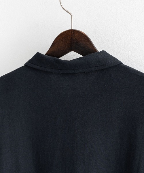 Rocky Monroe(ロッキーモンロー)の「オーバーサイズ 別注 襟付きハーフジップポケットTシャツ(Tシャツ/カットソー・メンズ・ホワイト/ブラック/ブルー/グリーン/チャコール・M/L)」の22枚目の写真