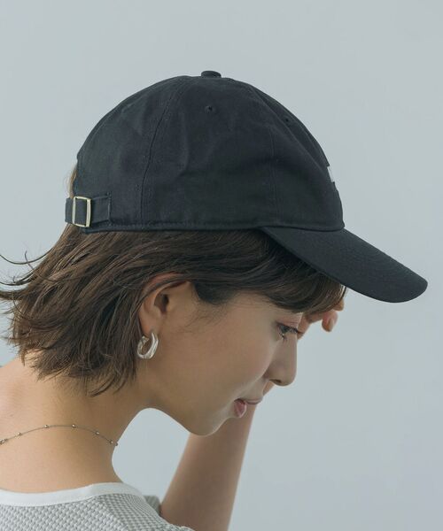 casita(RETRO GIRL)（カシータ）の「NAVYロゴ刺繍キャップ（キャップ・レディース・ブラック/ベージュ/オフホワイト/グリーン・ONE SIZE）」の10枚目の写真