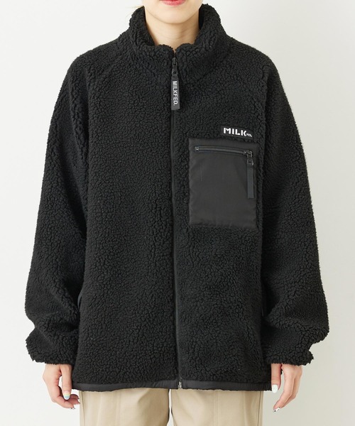 MILKFED.（ミルクフェド）の「BOA ZIP UP JACKET（ブルゾン