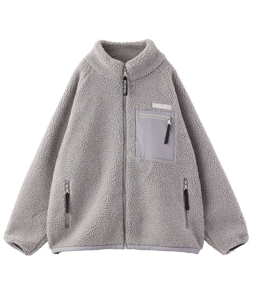MILKFED.(ミルクフェド)の「BOA ZIP UP JACKET(ブルゾン・レディース・ブラック/レッド/ベージュ/ホワイト/グレー/ダークグリーン・M/S)」の19枚目の写真