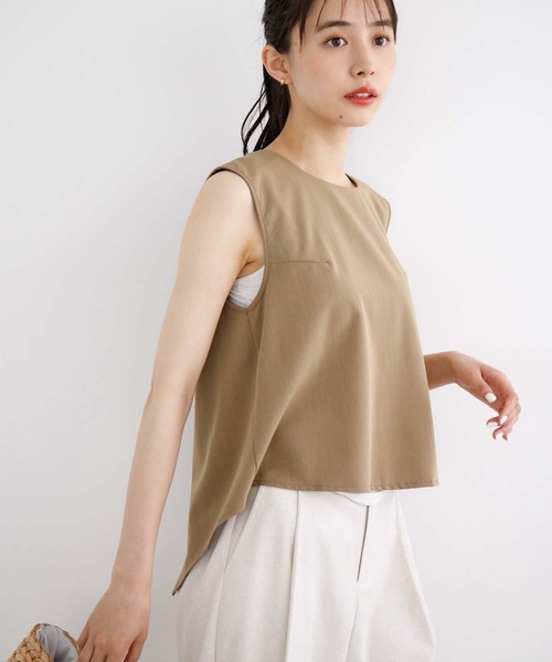 fifth(フィフス)の「【スタッフレコメンド】バックシャンノースリブラウス(シャツ/ブラウス・レディース・ブラック/ベージュ・M)」の21枚目の写真