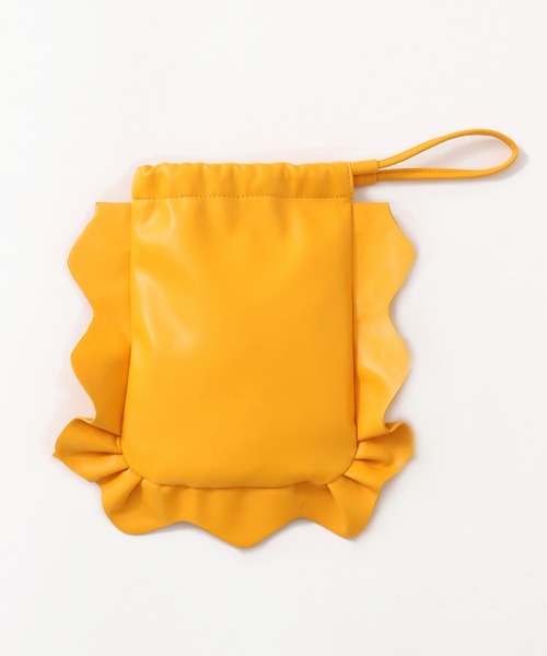 JOURNAL STANDARD（ジャーナルスタンダード）の「【mact×JOURNAL STANDARD】フリルバッグ（ハンドバッグ・レディース・オレンジ/グリーン・FREE）」の5枚目の写真