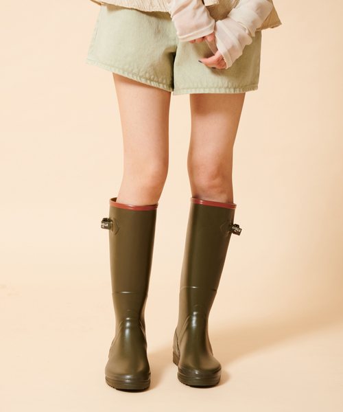 U by SPICK&SPAN(ユーバイスピックアンドスパン)の「【AIGLE/エーグル】 CHANTEBELLEZ(ブーツ・レディース・ブラック/カーキ・37/38/36)」の2枚目の写真