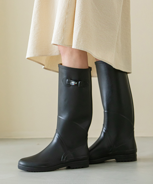 U by SPICK&SPAN(ユーバイスピックアンドスパン)の「【AIGLE/エーグル】 CHANTEBELLEZ(ブーツ・レディース・ブラック/カーキ・37/38/36)」の9枚目の写真