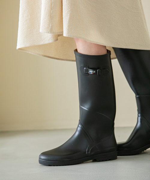 U by SPICK&SPAN(ユーバイスピックアンドスパン)の「【AIGLE/エーグル】 CHANTEBELLEZ(ブーツ・レディース・ブラック/カーキ・37/38/36)」の10枚目の写真