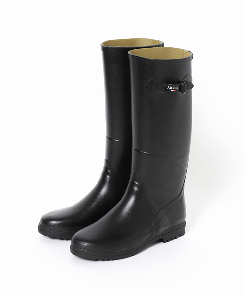 U by SPICK&SPAN(ユーバイスピックアンドスパン)の「【AIGLE/エーグル】 CHANTEBELLEZ(ブーツ・レディース・ブラック/カーキ・37/38/36)」の5枚目の写真