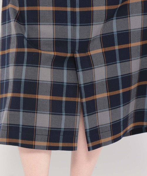 LEPSIM（レプシィム）の「嬉しい機能が付いたチェック柄スカート　281119（スカート・レディース・レッド/ブルー/ブラウン・SMALL/MEDIUM/LARGE）」の14枚目の写真