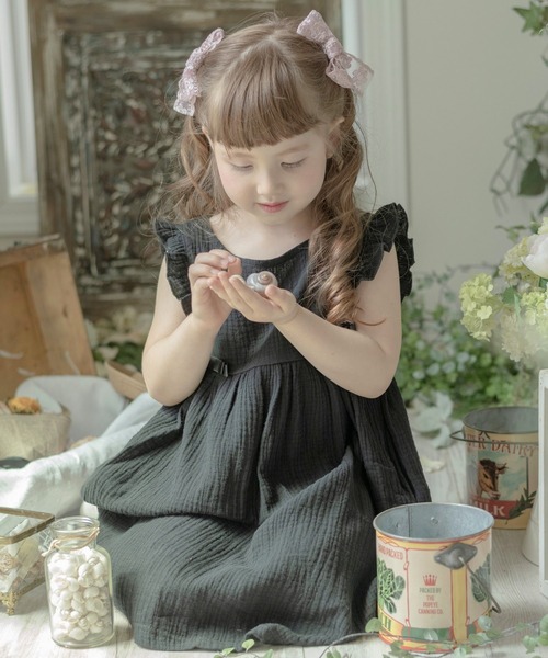 Catherine Cottage（キャサリンコテージ）の「レースリボンヘアクリップ 2個セット（バレッタ/ヘアクリップ・キッズ・ベージュ/ピンク/ミント/ライラック/ホワイト・FREE）」の15枚目の写真