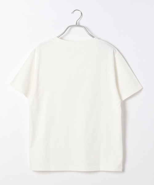 Heather（ヘザー）の「カラーロゴコンパクトT　356604（Tシャツ/カットソー・レディース・オフホワイト/オレンジ/ブルー/ピンク・FREE）」の10枚目の写真