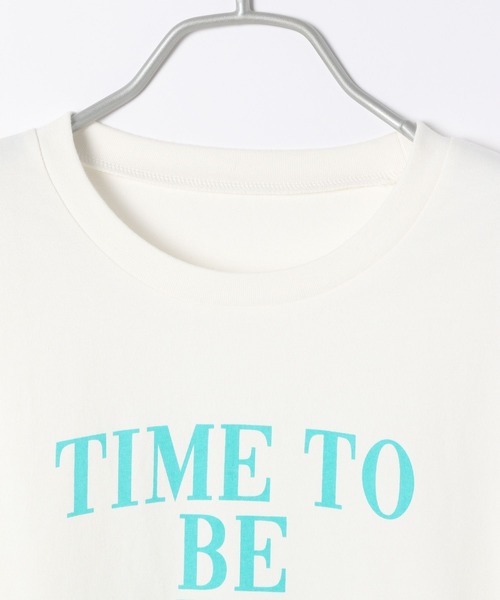 Heather（ヘザー）の「カラーロゴコンパクトT　356604（Tシャツ/カットソー・レディース・オフホワイト/オレンジ/ブルー/ピンク・FREE）」の7枚目の写真