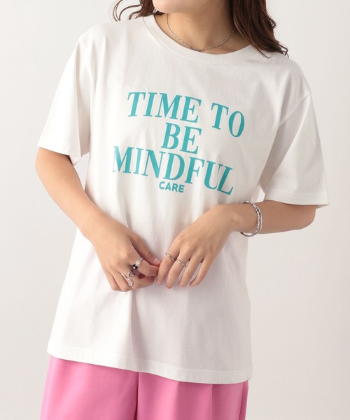 Heather（ヘザー）の「カラーロゴコンパクトT　356604（Tシャツ/カットソー・レディース・オフホワイト/オレンジ/ブルー/ピンク・FREE）」の19枚目の写真