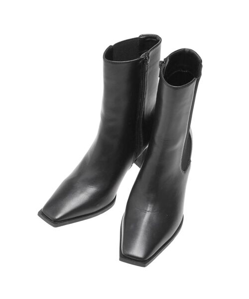 LAGUNAMOON（ラグナムーン）の「サイドゴアヒールブーツ（ブーツ・レディース・ブラック/バーガンディー・SMALL/MEDIUM）」の6枚目の写真