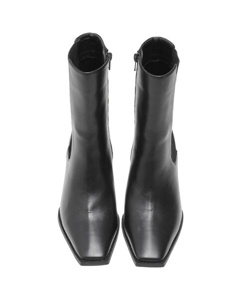 LAGUNAMOON（ラグナムーン）の「サイドゴアヒールブーツ（ブーツ・レディース・ブラック/バーガンディー・SMALL/MEDIUM）」の4枚目の写真