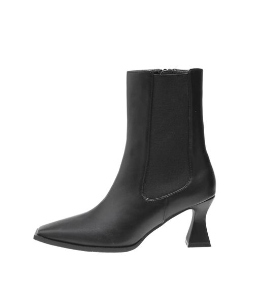 LAGUNAMOON（ラグナムーン）の「サイドゴアヒールブーツ（ブーツ・レディース・ブラック/バーガンディー・SMALL/MEDIUM）」の3枚目の写真