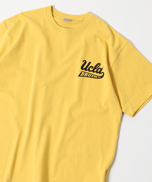 UCLA(ユーシーエルエー)の「【UCLA×JOURNAL STANDARD】別注 ヘビーウェイトTシャツ(Tシャツ/カットソー・メンズ・ホワイト/ピンク/イエロー/アイボリー/ブラックミックス/ホワイト系その他/ブラック系その他・MEDIUM/LARGE)」の6枚目の写真