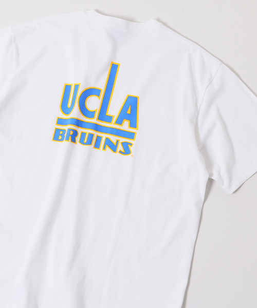 UCLA(ユーシーエルエー)の「【UCLA×JOURNAL STANDARD】別注 ヘビーウェイトTシャツ(Tシャツ/カットソー・メンズ・ホワイト/ピンク/イエロー/アイボリー/ブラックミックス/ホワイト系その他/ブラック系その他・MEDIUM/LARGE)」の21枚目の写真