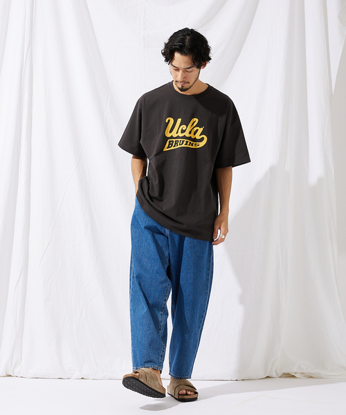UCLA(ユーシーエルエー)の「【UCLA×JOURNAL STANDARD】別注 ヘビーウェイトTシャツ(Tシャツ/カットソー・メンズ・ホワイト/ピンク/イエロー/アイボリー/ブラックミックス/ホワイト系その他/ブラック系その他・MEDIUM/LARGE)」の17枚目の写真