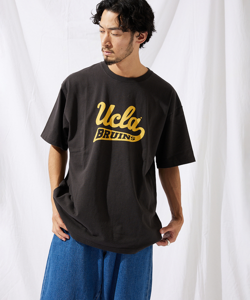 UCLA(ユーシーエルエー)の「【UCLA×JOURNAL STANDARD】別注 ヘビーウェイトTシャツ(Tシャツ/カットソー・メンズ・ホワイト/ピンク/イエロー/アイボリー/ブラックミックス/ホワイト系その他/ブラック系その他・MEDIUM/LARGE)」の15枚目の写真