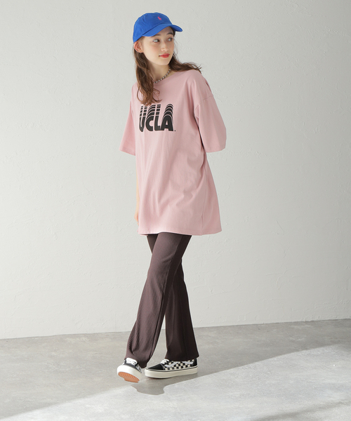 UCLA(ユーシーエルエー)の「【UCLA×JOURNAL STANDARD】別注 ヘビーウェイトTシャツ(Tシャツ/カットソー・メンズ・ホワイト/ピンク/イエロー/アイボリー/ブラックミックス/ホワイト系その他/ブラック系その他・MEDIUM/LARGE)」の13枚目の写真