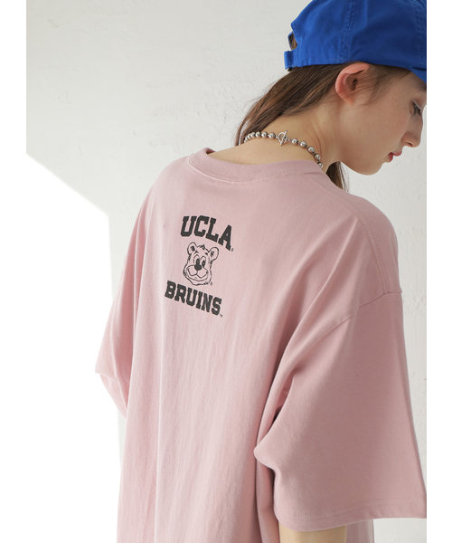 UCLA(ユーシーエルエー)の「【UCLA×JOURNAL STANDARD】別注 ヘビーウェイトTシャツ(Tシャツ/カットソー・メンズ・ホワイト/ピンク/イエロー/アイボリー/ブラックミックス/ホワイト系その他/ブラック系その他・MEDIUM/LARGE)」の12枚目の写真