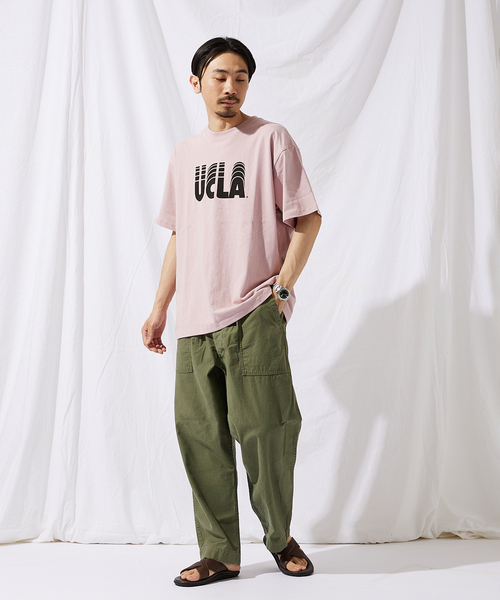 UCLA(ユーシーエルエー)の「【UCLA×JOURNAL STANDARD】別注 ヘビーウェイトTシャツ(Tシャツ/カットソー・メンズ・ホワイト/ピンク/イエロー/アイボリー/ブラックミックス/ホワイト系その他/ブラック系その他・MEDIUM/LARGE)」の11枚目の写真