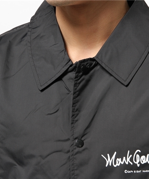 Mark Gonzales(マーク・ゴンザレス)の「メンズ マークゴンザレス ナイロン コーチジャケット MARK GONZALES MG15S-B01(ナイロンジャケット・メンズ・ホワイト/ブラック・LARGE/MEDIUM/SMALL)」の7枚目の写真