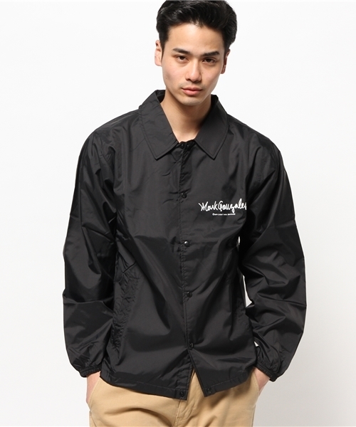 Mark Gonzales(マーク・ゴンザレス)の「メンズ マークゴンザレス ナイロン コーチジャケット MARK GONZALES MG15S-B01(ナイロンジャケット・メンズ・ホワイト/ブラック・LARGE/MEDIUM/SMALL)」の18枚目の写真