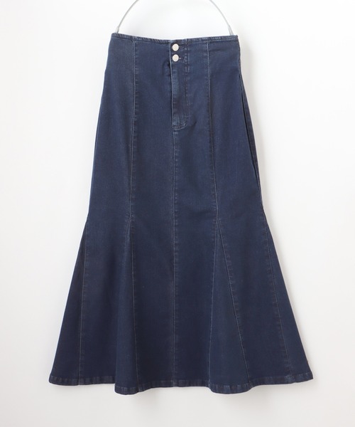 Honeys（ハニーズ）の「マーメイドスカート（デニムスカート・レディース・ブラック/インディゴブルー/グレー・S/M/L）」の17枚目の写真