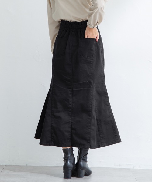 Honeys（ハニーズ）の「マーメイドスカート（デニムスカート・レディース・ブラック/インディゴブルー/グレー・S/M/L）」の6枚目の写真