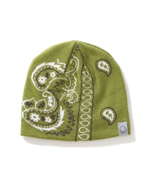 UNION(UNION TOKYO)(ユニオン)の「Lisa Le Strange STRANGE PAISLEY Beanie ビーニー ニット帽(ニットキャップ/ビーニー・メンズ・オリーブ・FREE)」の6枚目の写真