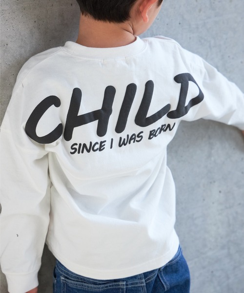 MAKE YOUR DAY(メイクユアデイ)の「チャリンコファミリー長袖Tシャツ■80~140cm(Tシャツ/カットソー・キッズ・ブラック/オフホワイト・80/90/100/110/120/130/140)」の14枚目の写真